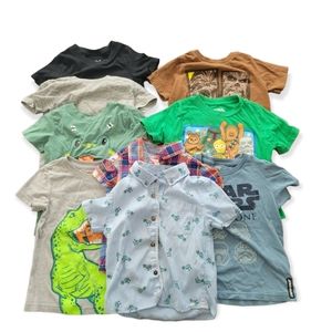 3T Bundle, Toddler Boys Shirts Lot of 9 Items